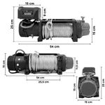 Guincho Elétrico Dandaro X-plus 12000 Libras 12v 