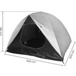 Barraca Camping Dandaro Iglu Max-2 até 7 Pessoas