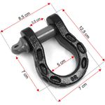 Manilha Forjada Especial Dandaro 8 Ton. Curva 22mm