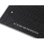 Tapete Borracha Jeep Compass Borda Cinza