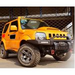 Para Choque Em Aço Com Base Para Guincho Suzuki Jimny Modelo Extreme