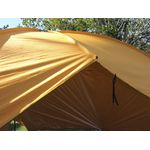 Tenda Com Fechamento Tipo Gazebo Dandaro Náutica - Cor Laranja