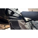 Toldo Asa de Morcego 270 Graus Reforçado Aluminio Impermeável 2,3 mts com led embutido