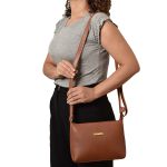 Bolsa Feminina Pequena Transversal Caramelo DM-22