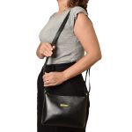 Bolsa Feminina Pequena Transversal preta DM-22