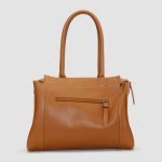 Bolsa Feminina Grande Couro Legitimo Alça Ombro Caramelo DM-23L 
