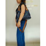 Bolsa grande ombro e transversal Azul marinho com alça em gorgurão REF:DM-24G Copia