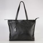  kIT Bolsa Feminina Grande sacola couro legitimo E Carteira PRETA ref:DM-25B 