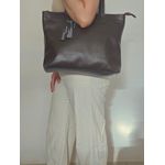  kIT Bolsa Feminina Grande sacola couro legitimo E Carteira chocolate ref:DM-25B 