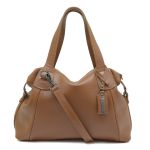 Bolsa media couro legitimo caramelo ref:DM-02