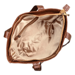 Kit bolsa grande couro legitimo croco e carteira chocolate ref:DM-03BCR