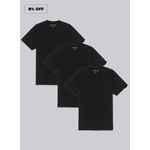Kit 3 SmarT Shirt Pretas
