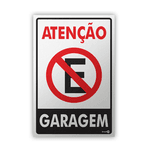 PLACA SINALIZACAO PS04 DE GARAGEM