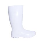 BOTA PVC SAFETY BOOTS CANO ALTO COM FORRO BRANCA 6033BCF CA42149