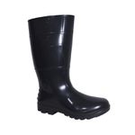 BOTA PVC SAFETY BOOTS CANO ALTO COM FORRO PRETA 6033PCF CA42149