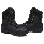 BOTA TÁTICA MILITAR 100% COURO CANO MEDIO BOPE CA46902