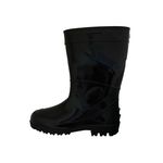 BOTA PVC WORK CANO LONGO PRETA COM FORRO CA36026