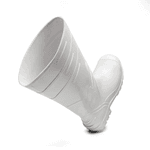 BOTA PVC CANO LONGO SEM FORRO 85BPL600 BRANCA CA37455