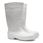 BOTA PVC CANO LONGO SEM FORRO 85BPL600 BRANCA CA37455