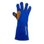 LUVA POWERSOLDA AZUL COURO DA94100P TAM XG (10) CA40167