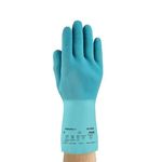 LUVA HY-CARE LATEX FORRADA 30CM 62-400 AZUL CA43067