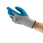 LUVA ACTIVARMR® 80-100 PALMA LATEX AZUL/CINZA CA12509