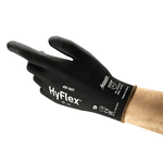 LUVA MULTITATO TRICOTADA REVESTIDA PU HYFLEX® 48-101 (12 PARES) CA16722