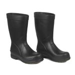 Bota Eva Cano Longo Bico Composite Impermeavel E Termica Preta Ca51813 