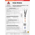 TALABARTE Y DUPLO FITA TUBULAR ABS GANCHO 55MM MULT1892