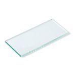 LENTE RETANGULAR INCOLOR P/ MASCARA SOLDA