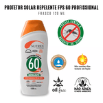 PROTETOR SOLAR FPS 60 1/3 UVA COM REPELENTE 120ML