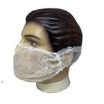 MASCARA PROTETORA DE BARBA/BIGODE PCT C/ 100 UNIDADES