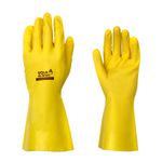 LUVA NITRILICA SEM FORRO AMARELA CA16314