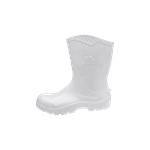 BOTA PVC ALL WORK BRANCA CANO MEDIO BICO AÇO 100AWORKF-CM-BR-A CA48257