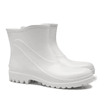 BOTA PVC EXTRA CURTA COM FORRO BRANCA 82BPE600 CA37456