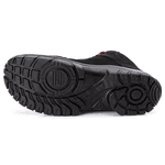 BOTINA MICROF. BICO PP CANO ALTO EN10071S2 PT/VERM CA44558