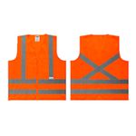 COLETE REFLETIVO ZIPER S/ BOLSO