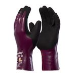 LUVA DE SEGURANÇA NITRILA FOAM MAXIDRY TOTAL ROXO DA35426 CA32640