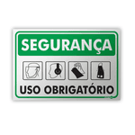 PLACA SINALIZACAO PR1028 USO OBRIGATORIO