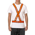 COLETE X COM REFLETIVO LARANJA FOSCO (G E GG)
