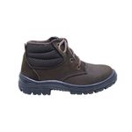BOTINA NOBUCK IMBISEG N31107PP BICO PP MARROM CA17017