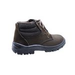 BOTINA NOBUCK IMBISEG N31107PP BICO PP MARROM CA17017
