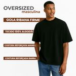 Camiseta Básica Oversized Preto