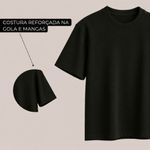 Camiseta Básica Oversized Preto