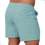 Short Linho Azul Bebê