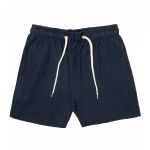 Short Linho Azul Marinho