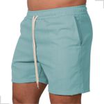 Short Linho Azul Bebê