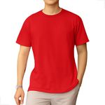 Camiseta Basica Comum Vermelha