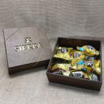 Caixa Personalizada para Chocolates Envelhecida