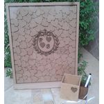 Quadro Personalizado MDF Crú